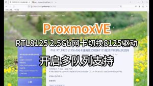 PVE RTL8125 2.5GbE网卡通用驱动切换8125驱动开启多队列支持-小陈折腾日记